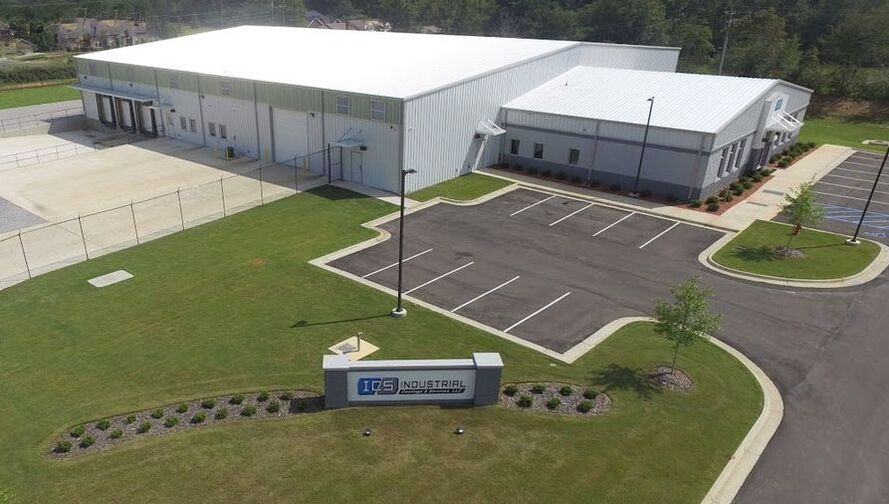 Aerial view of the ICS coating facility in Tuscaloosa, Alabama